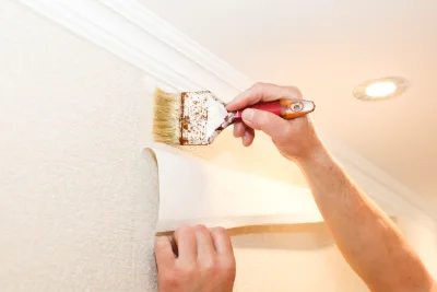Pose de papier peint à Wissant — revêtements muraux et toiles de verre